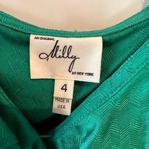 Designer silk dress in size 4.